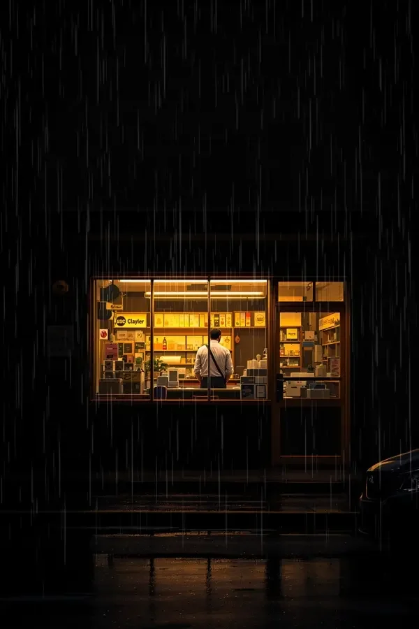 深夜便利店海报